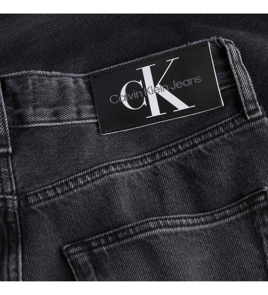 Calça jeans preta Calvin Klein Jeans para pai