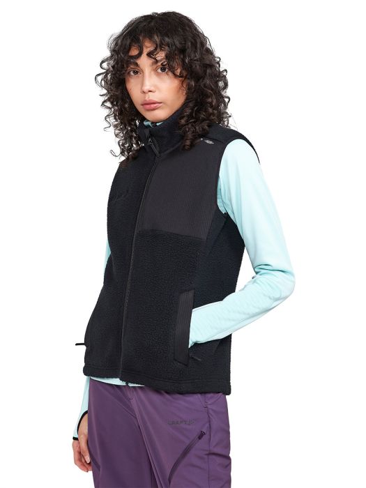 ADV Explore Pile Fleece Vest m/Logo Women