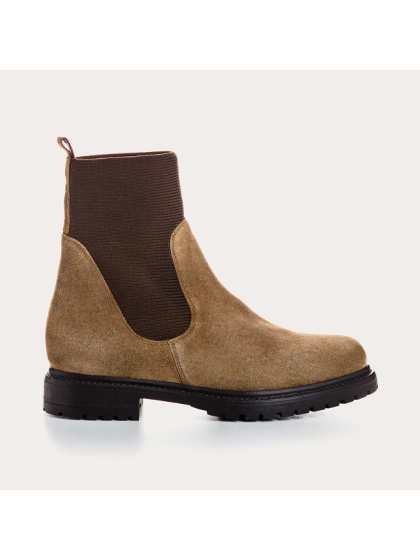 Bottines EVELYN Peau Beige - Reqins