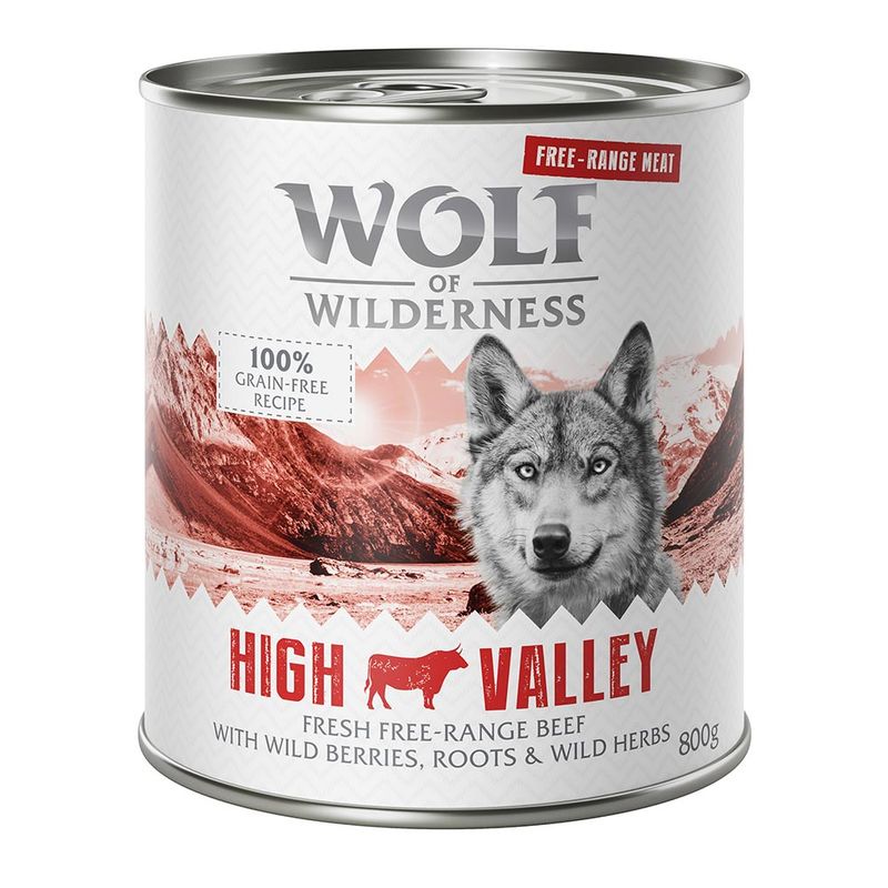 Wolf of Wilderness Free Range 24 x 800 g pour chien