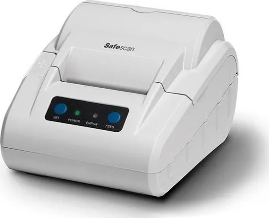 Safescan TP-230 - Etiketprinter - termisk linje - Rulle (5,8 cm) - 203 dpi - op til 60 mm/sek. - USB, seriel - sort