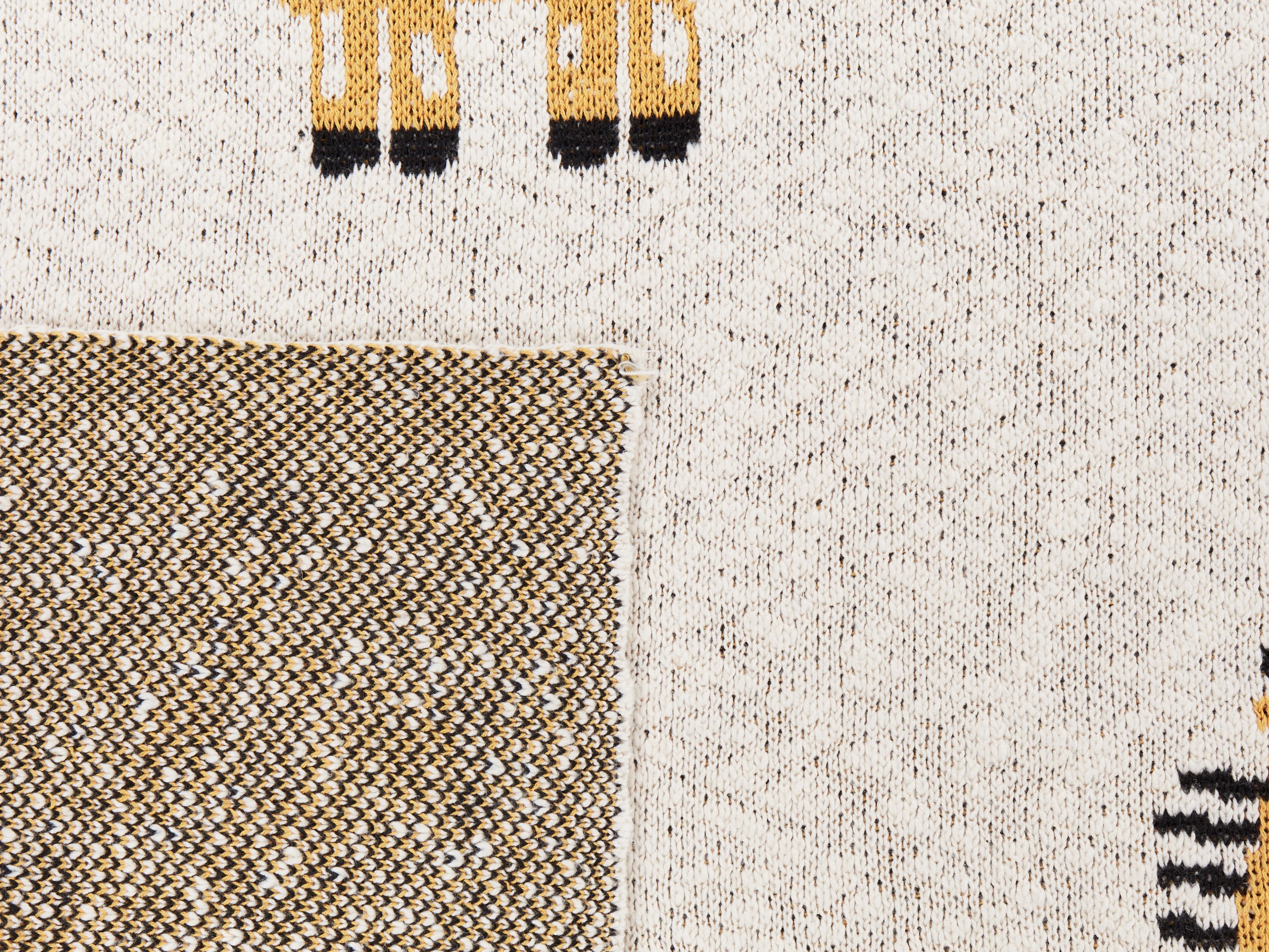 Plaid CHILARI Katoen 130 x 170 cm Beige