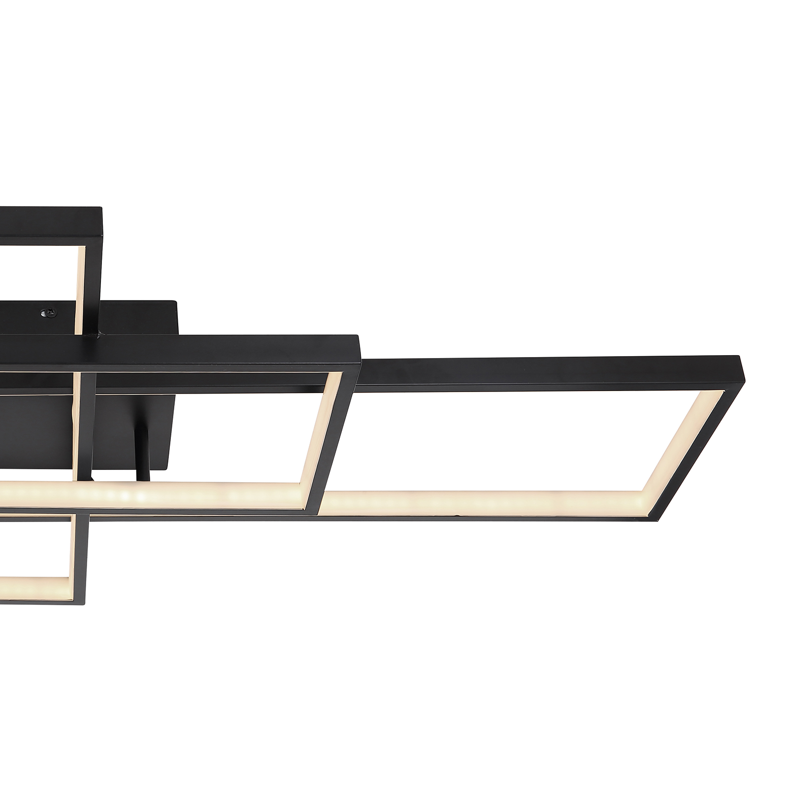 LED-Deckenleuchte - schwarz - dimmbar - SmartHome