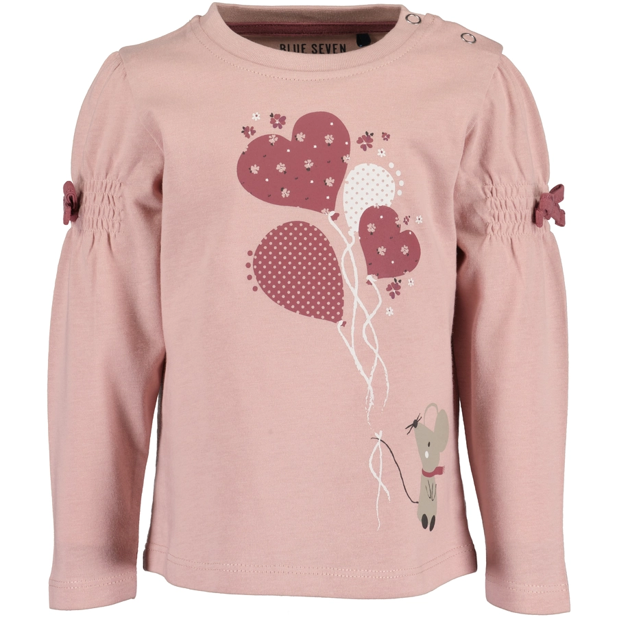 BLUE SEVEN Langarmshirt Mauve