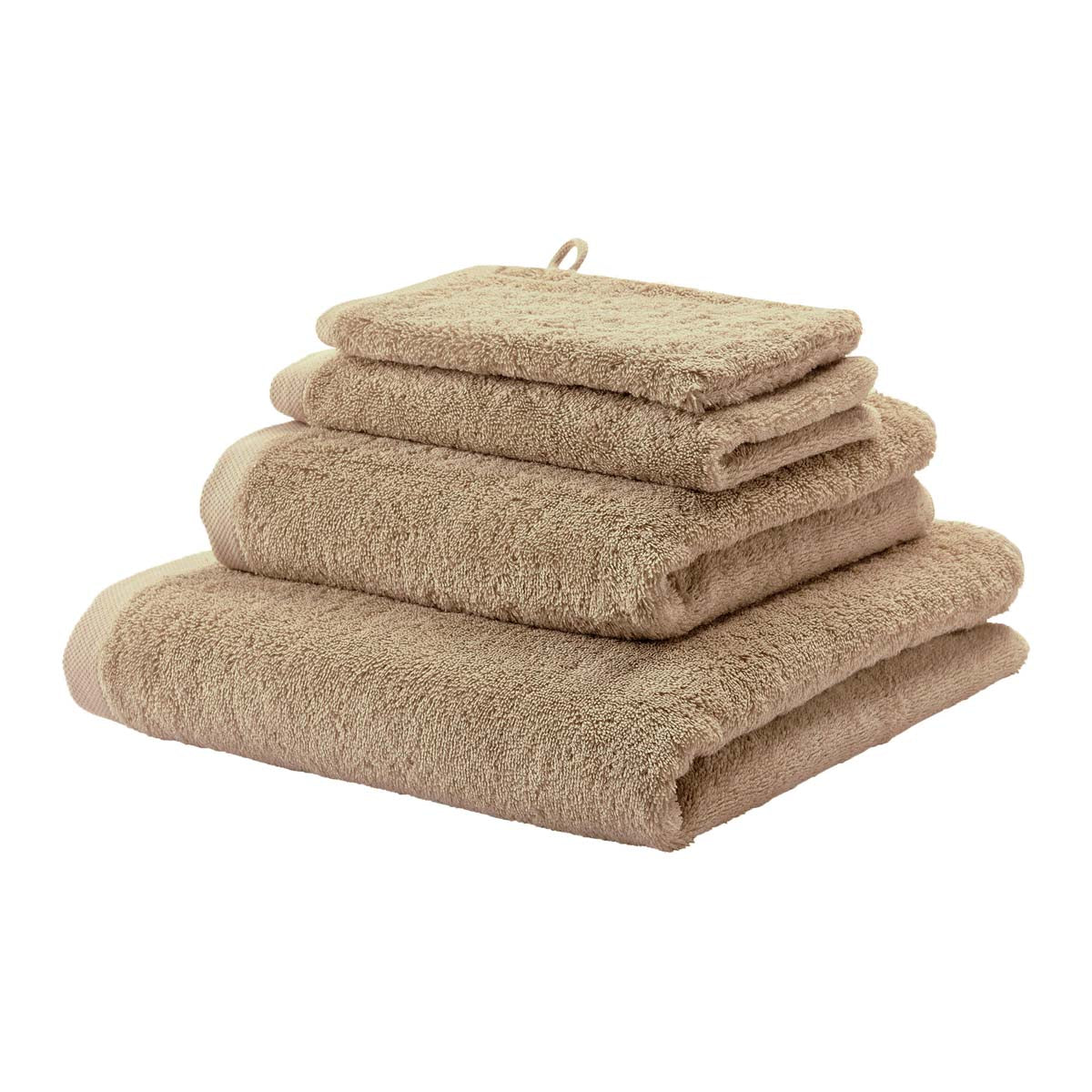 London Handdoek Golden | Beige | Bruin | Katoen