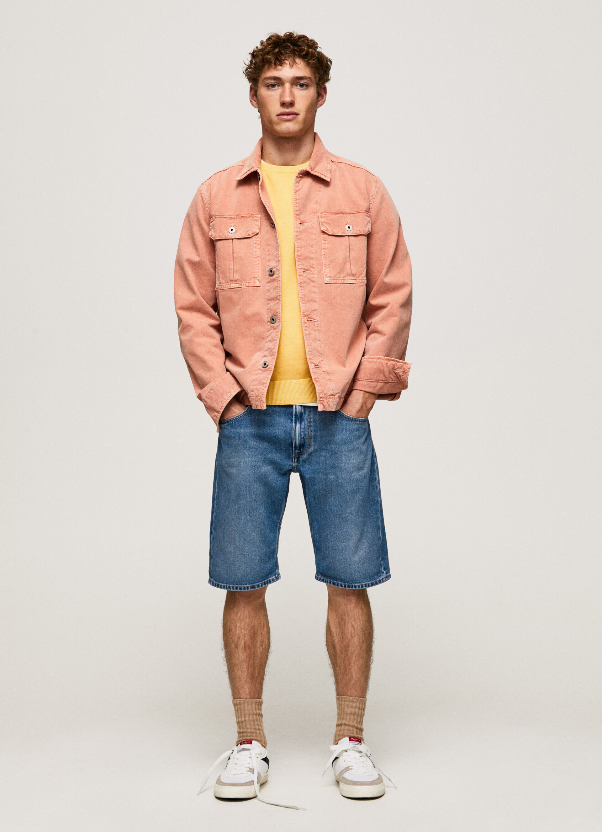 CALLEN FIT RELAXED DENIM BERMUDA - jeans
