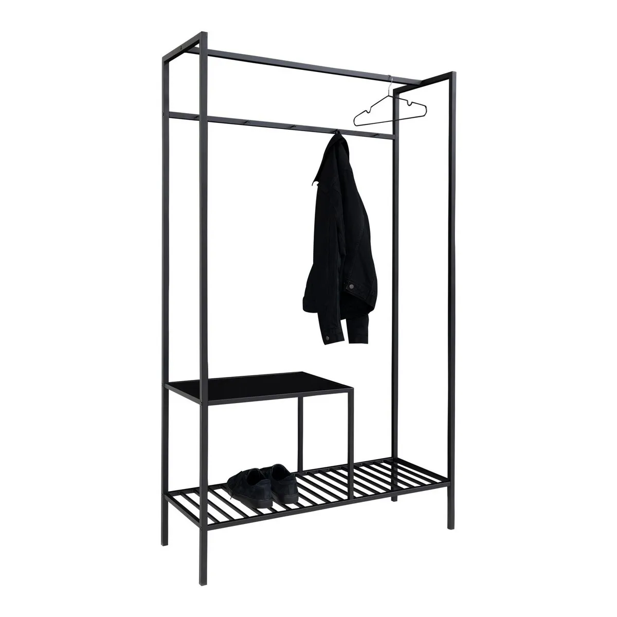 Epikasa Porte-Manteau sur Pied Vita - Noir