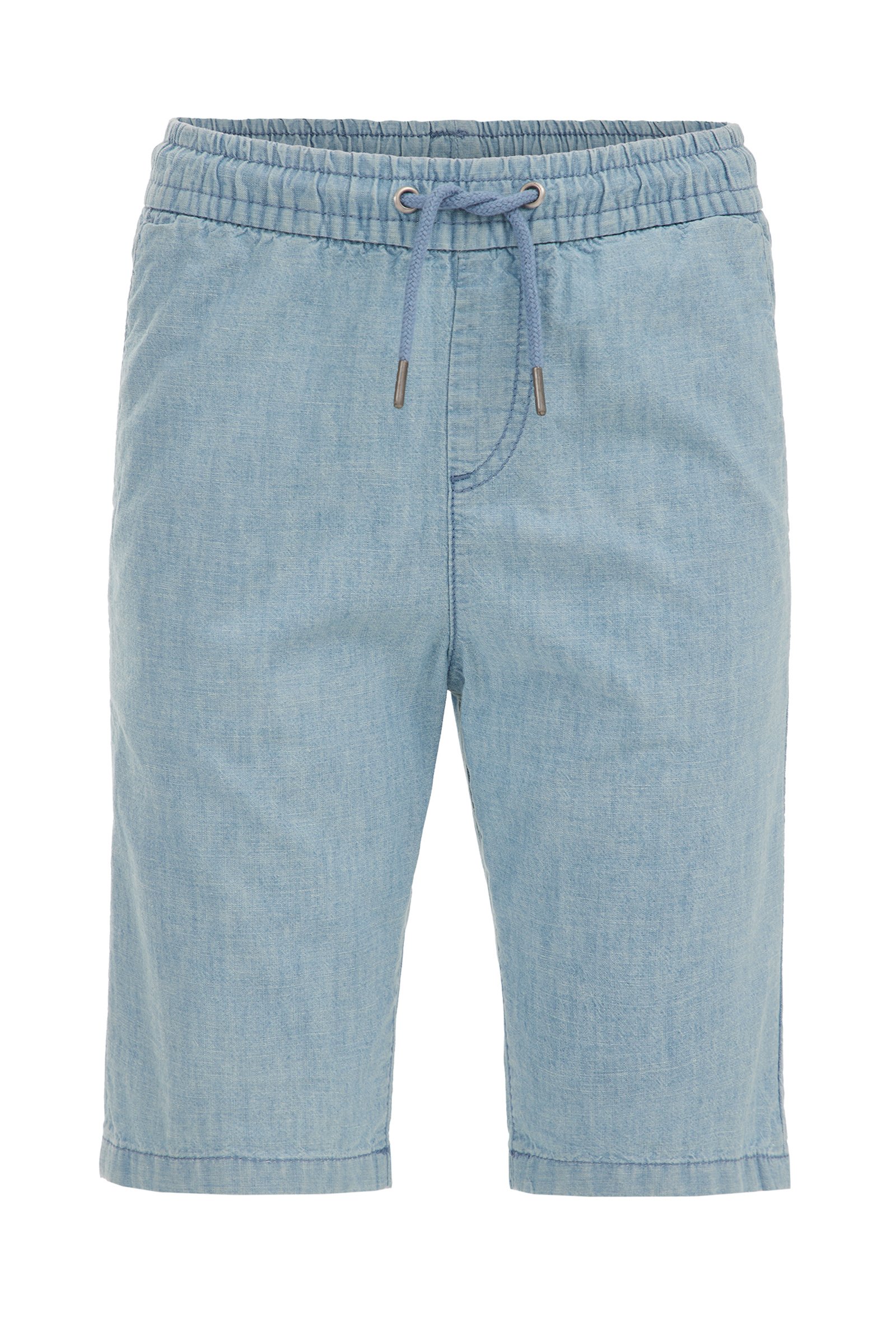 Jongens regular fit chinoshort WE Fashion Blauw