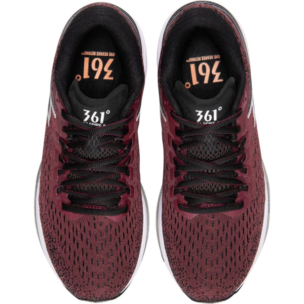 Chaussure running 361 SPIRE 4 W DARK CHERRY/BLACK