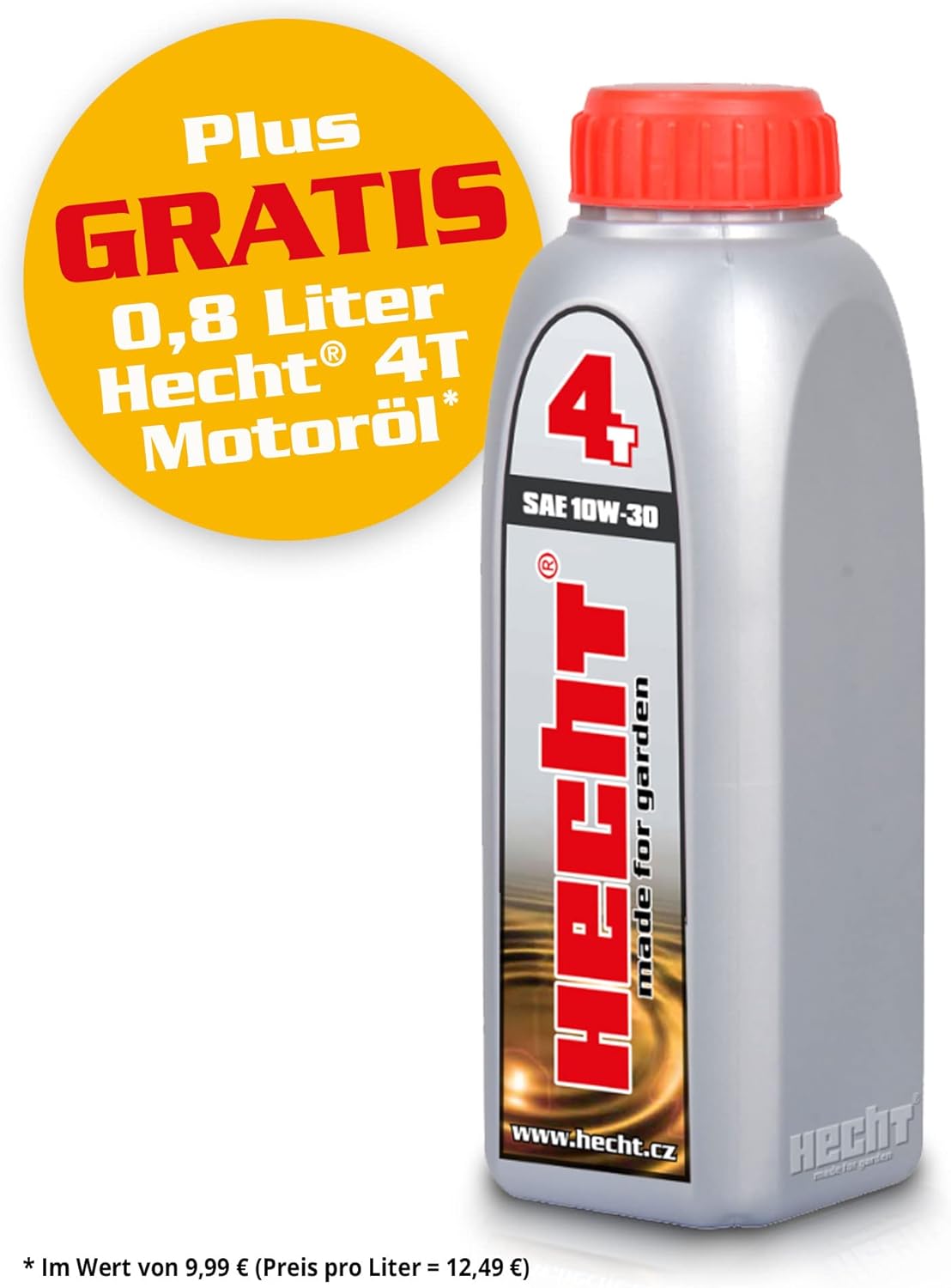 HECHT 5IN1 Rasenmäher Benzin – 4 Takt Motor mit 196 cm³ Hubraum, 56 cm Schnittbreite, 70l Grasfangkorb, 4-Gang Radantrieb, patentierte Räder, Mulchfunktion, Seitenauswurf, inkl. Öl