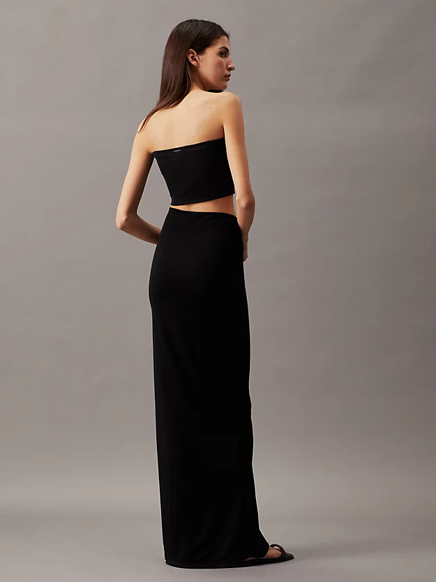 Saia maxi reta em rayon