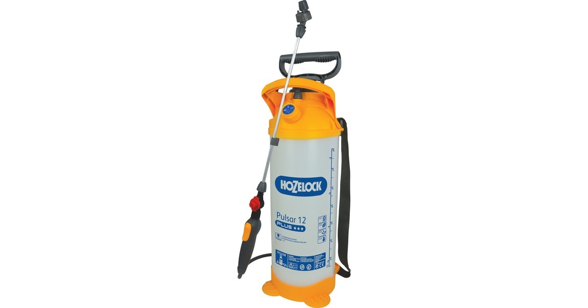 HozelockPulsar Plus 12 liter drukspuit   (Wit/donkergeel)