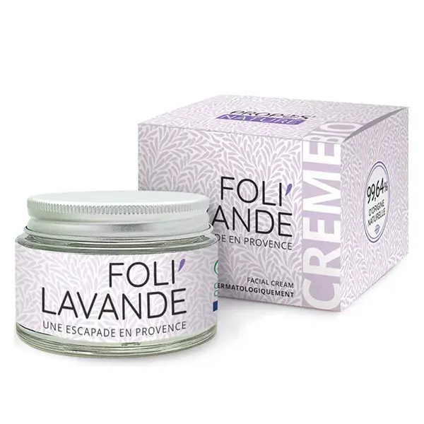 Propos'Nature - Creme Facial Orgânico de Lavanda - 99% Natural - 50ml