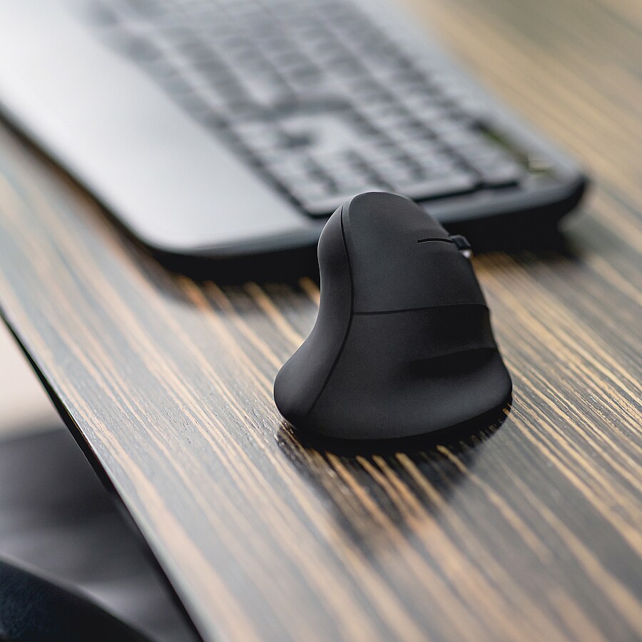 SPEEDLINK PIAVO Ergonomic Vertical Mouse - Wireless, rubber-black