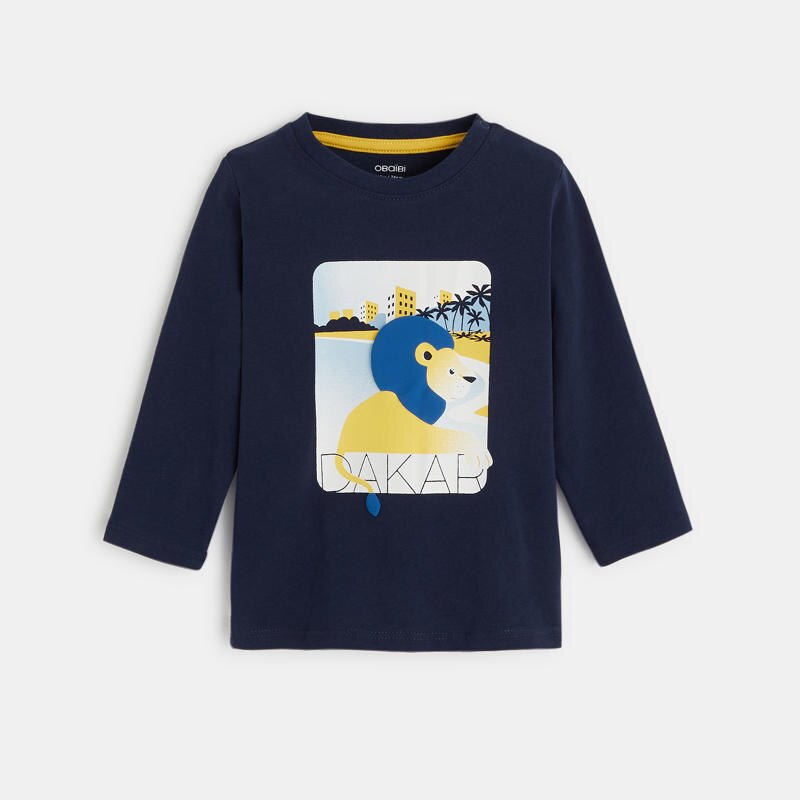 T-shirt toucan dakar bleu bébé garçon Bleu