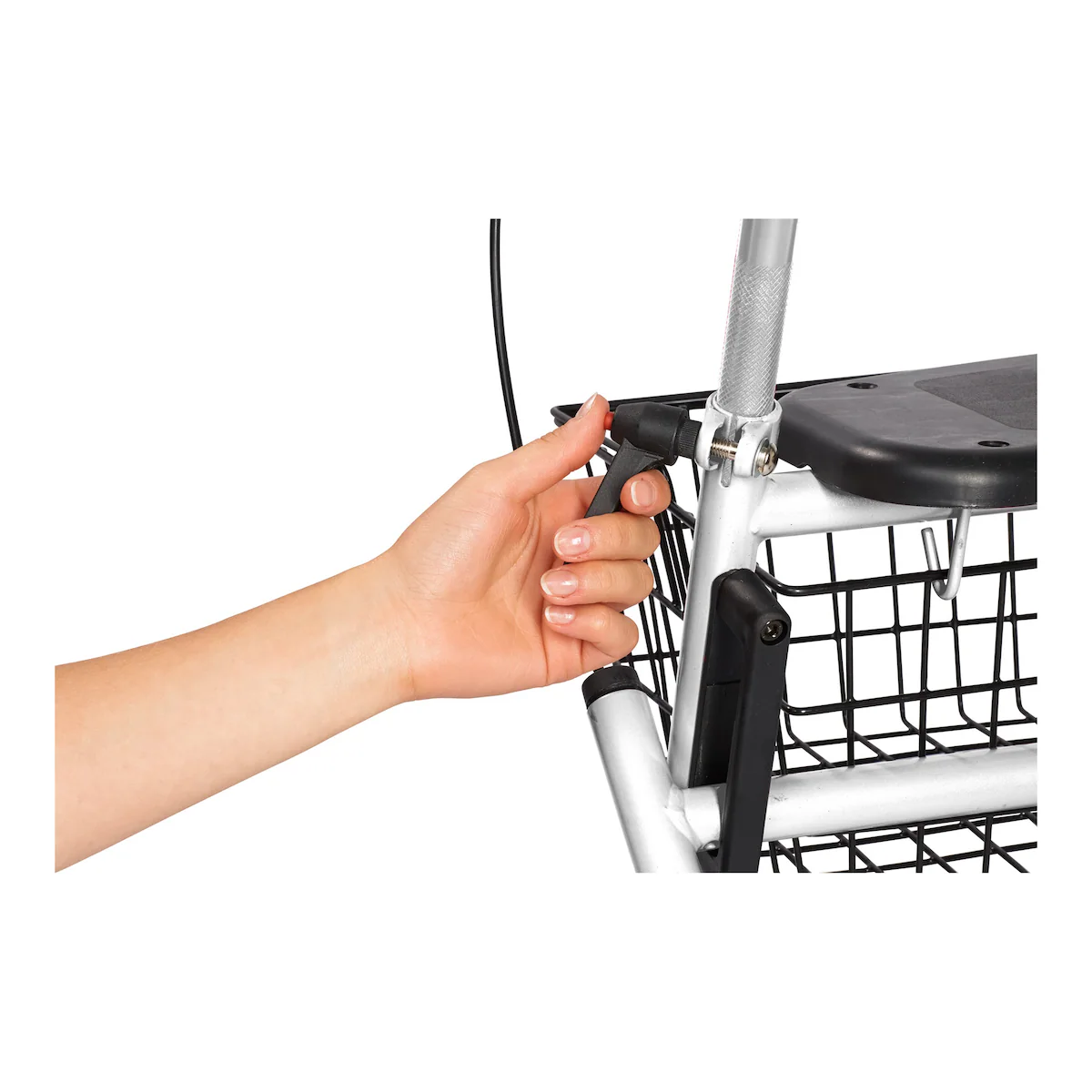 REHAFORUM MEDICAL - Rollator Actimo Basic, mit Sitzfläche, klappbar