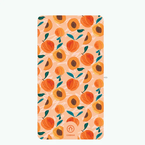 Ty Bihan - Serviette microfibre rectangulaire orange