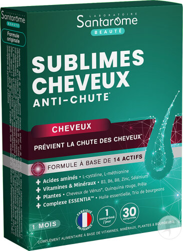 Santarome Sublimes Cheveux Anti-Chute 30 Comprimés