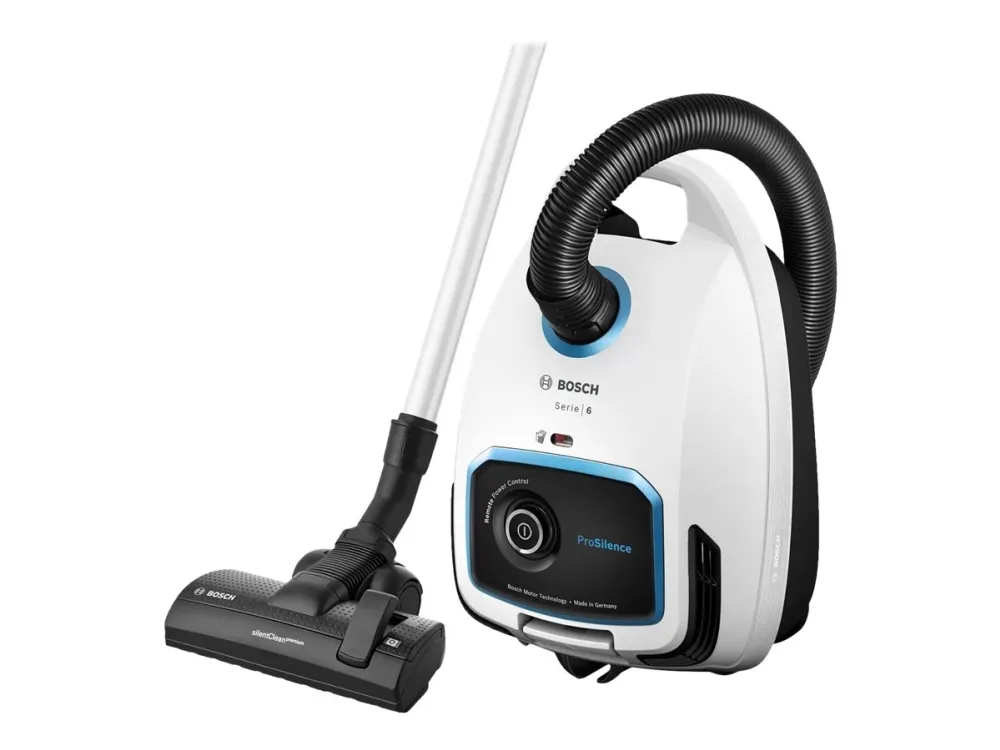 Bosch Serie | 6 BGB6SIL1 ProSilence - Støvsuger - beholder - pose - hvid