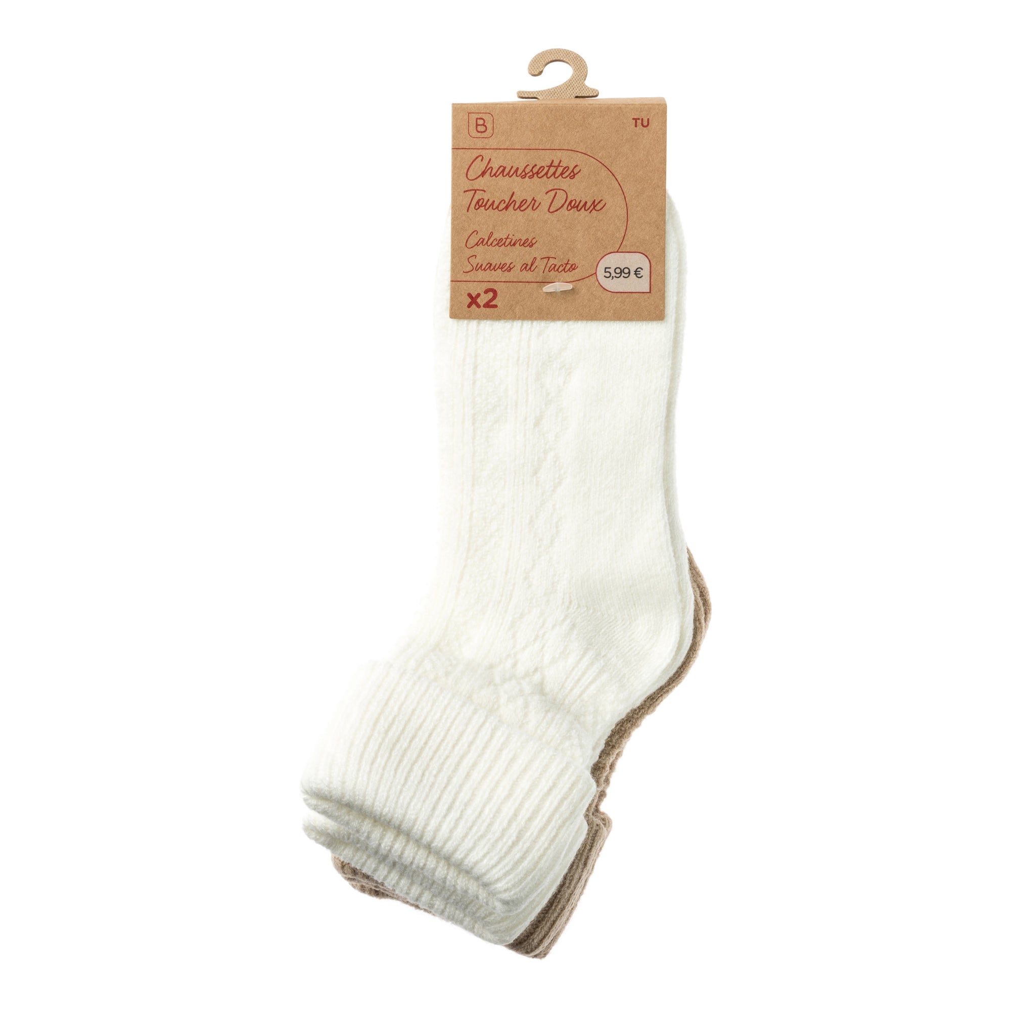 Chaussettes Femme ecru