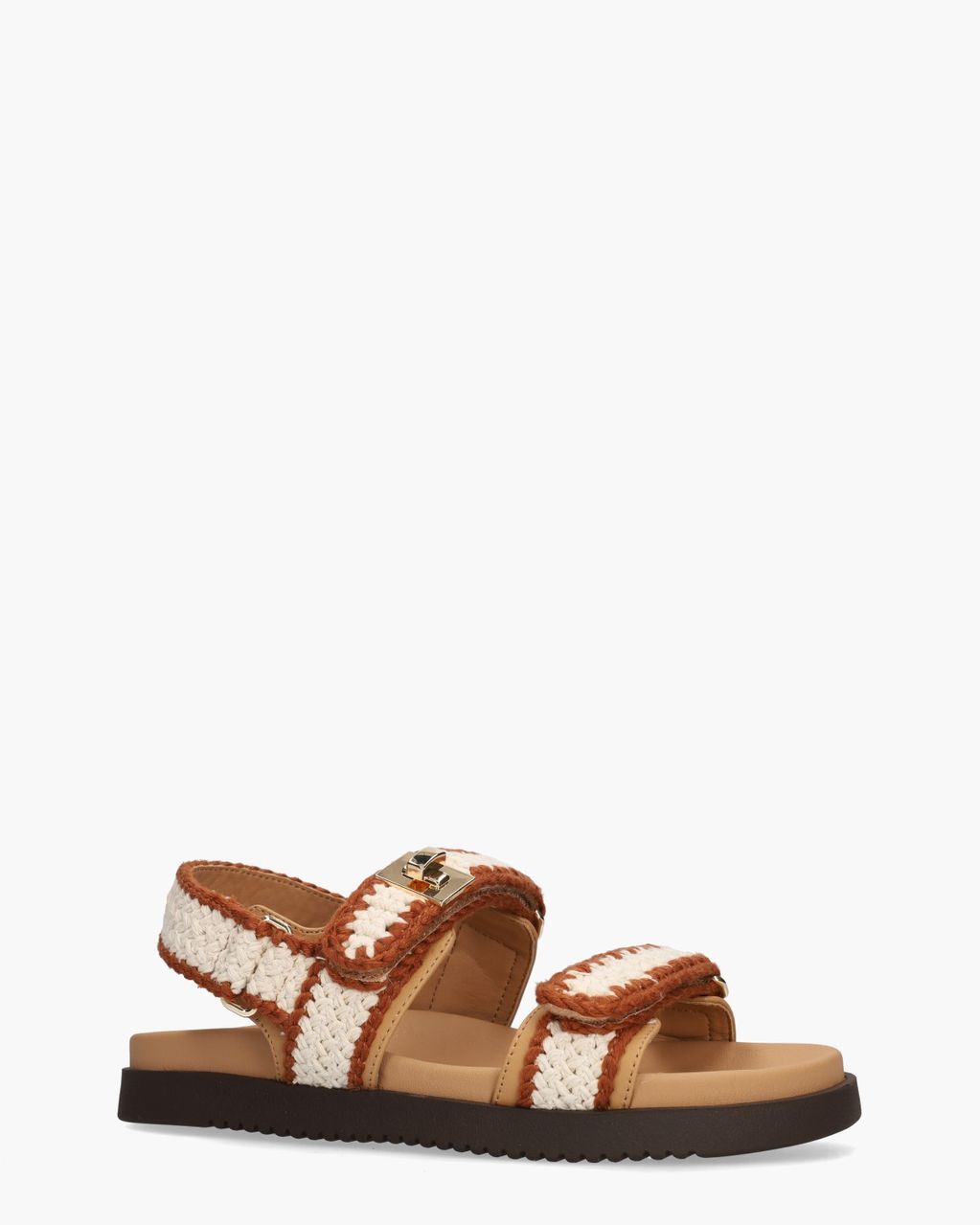 Steve Madden Mona-m Roomwit/Cognac Damessandalen