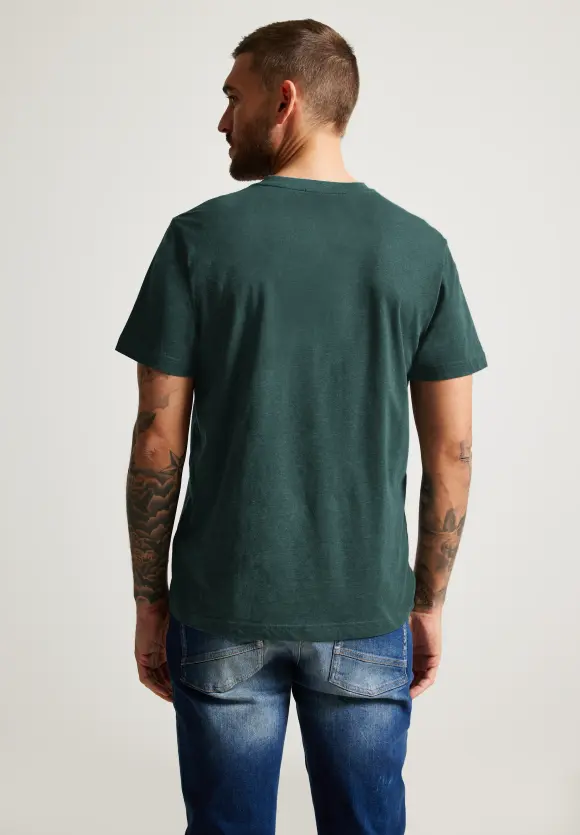 College T-Shirt - evergreen melange