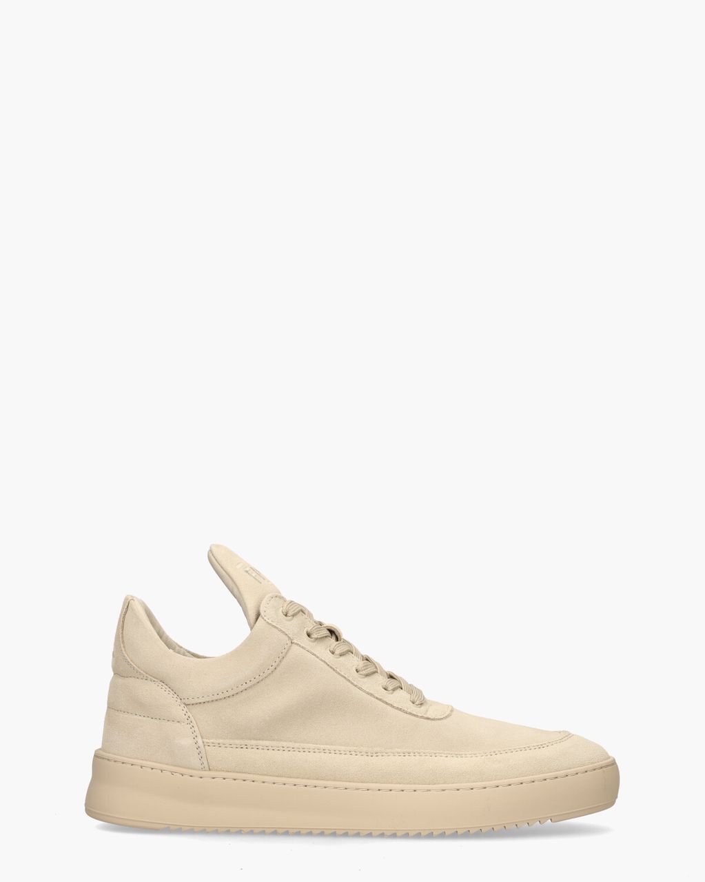 Filling Pieces Low Top Suede Beige Herensneakers