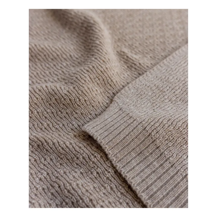 Hvid Couverture Dora Laine Mérinos | Beige