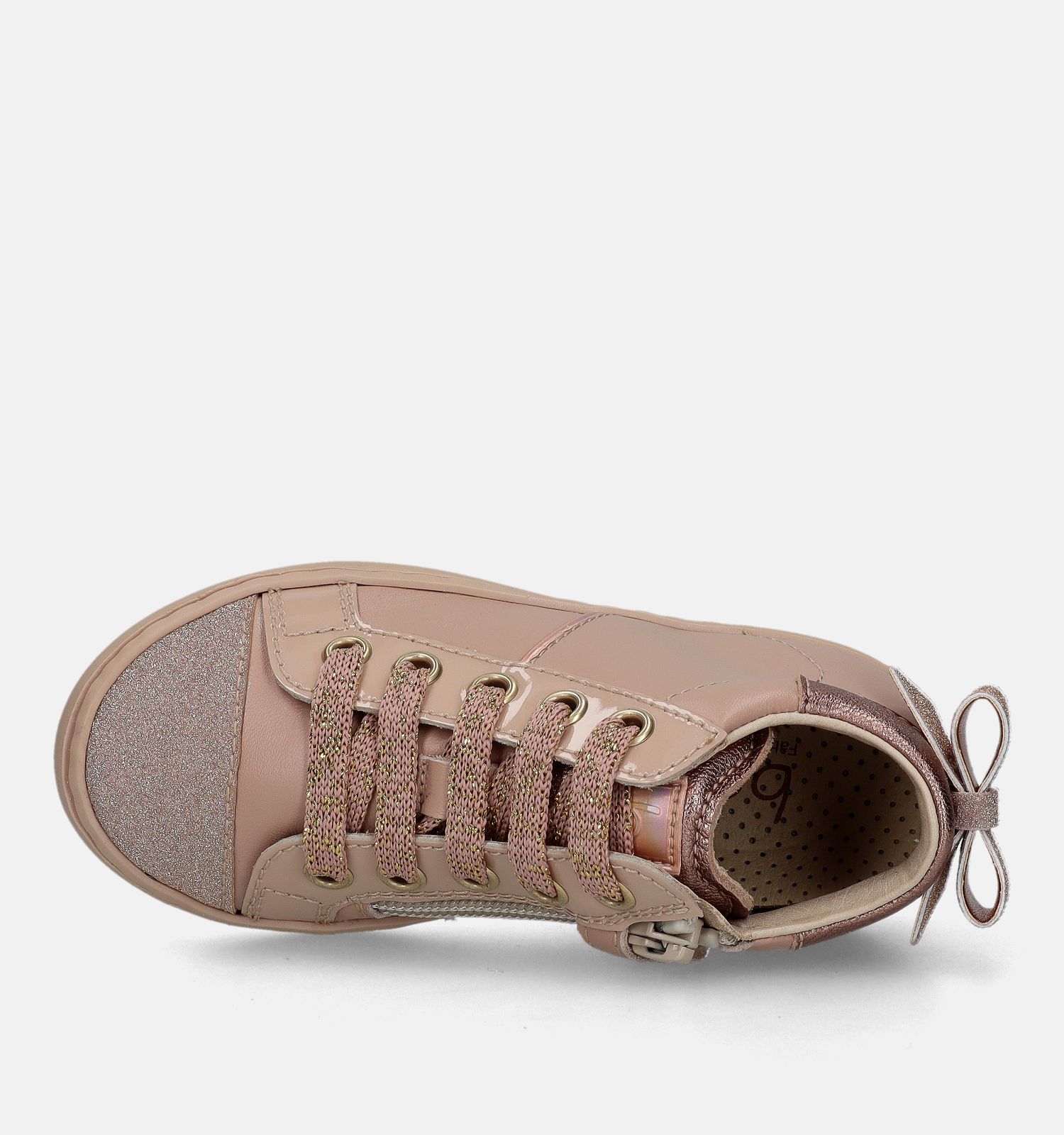 Hoge schoenen roze