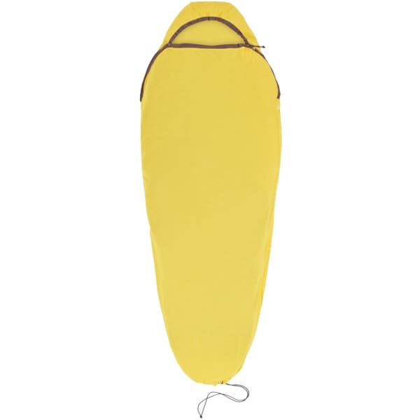 Drap sac de couchage SEA TO SUMMIT SEA TO SUMMIT REACTOR SLEEPING BAG LINER MUMMY W/ DRAWCORD STANDARD YELLOW