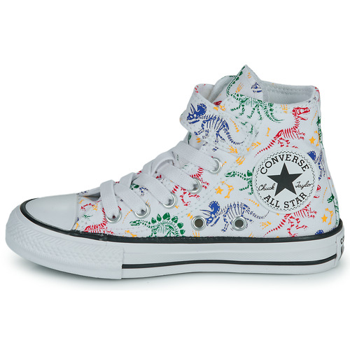 Converse - CHUCK TAYLOR ALL STAR EASY-ON DINOS - Blanc / Multicolore