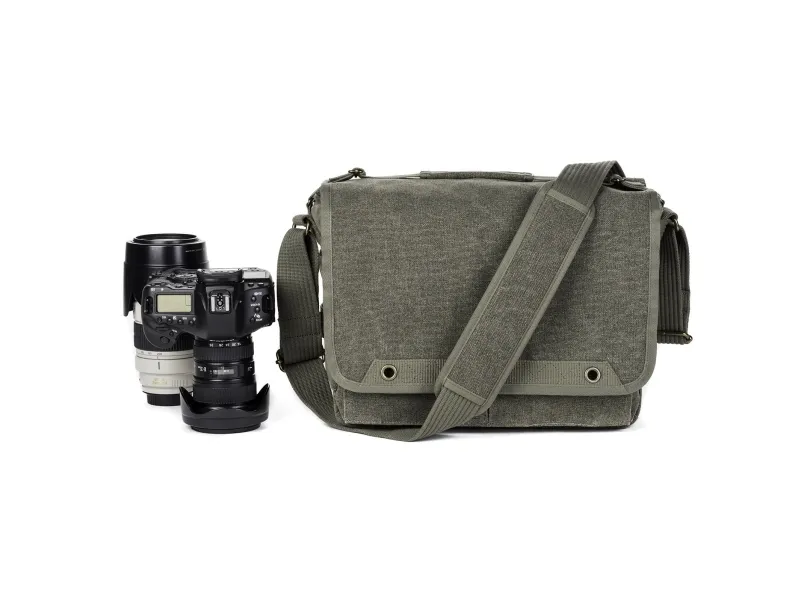 Think Tank Retrospective® 30 V2.0, Brevtaske, 2 x DSLRs 70-200mm f/2.8 24–70mm f/2.8 16–35mm f/2.8, Skulderrem, Notebook rum, Grå