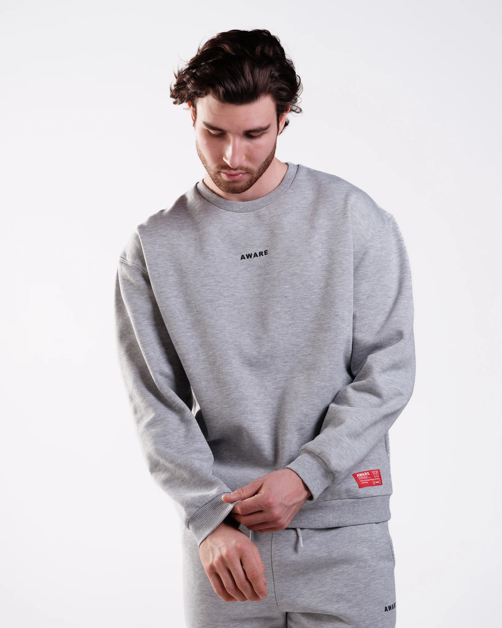 AWARE Crewneck Grey Melange
