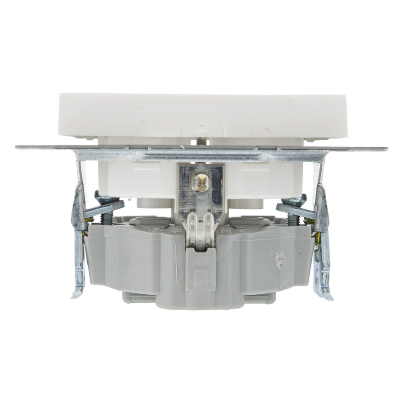 Gira System 55 wandcontactdoos RA inbouw Glanzend wit