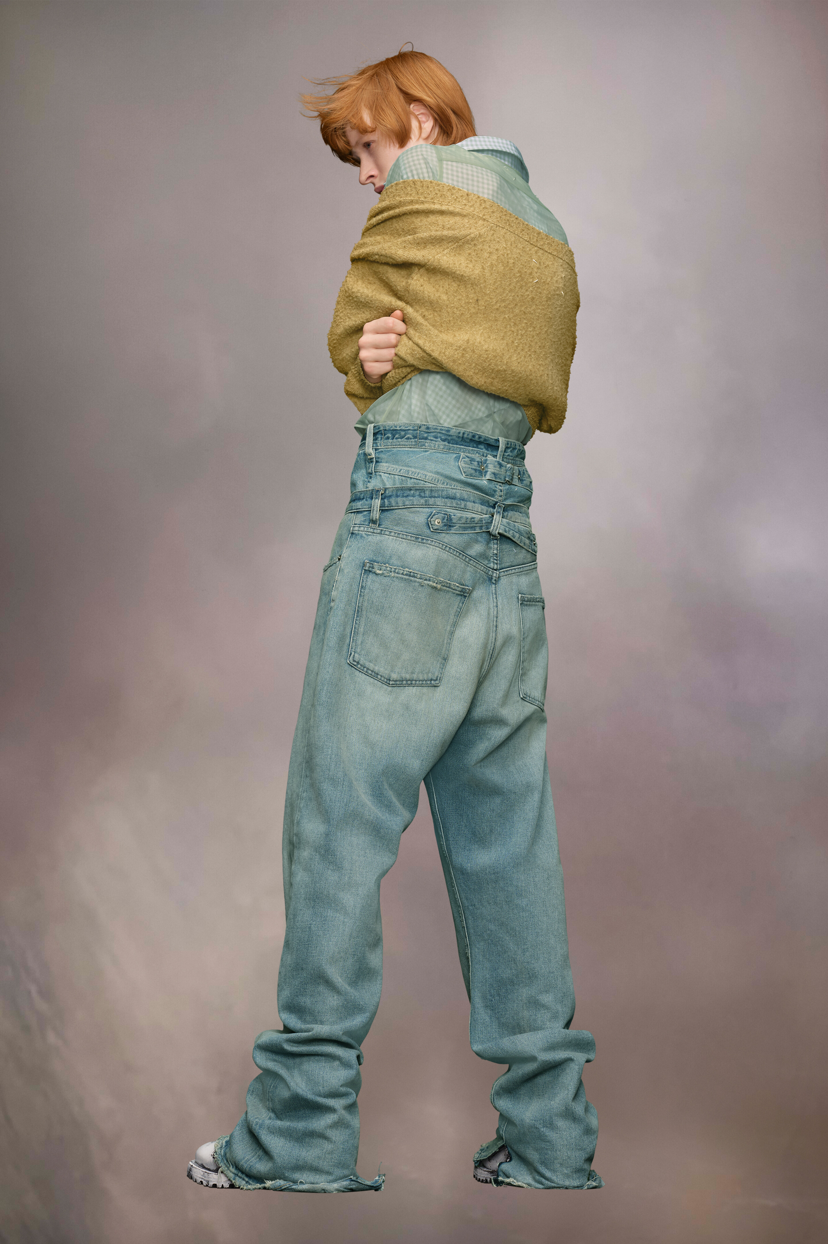 Jean à boucle
