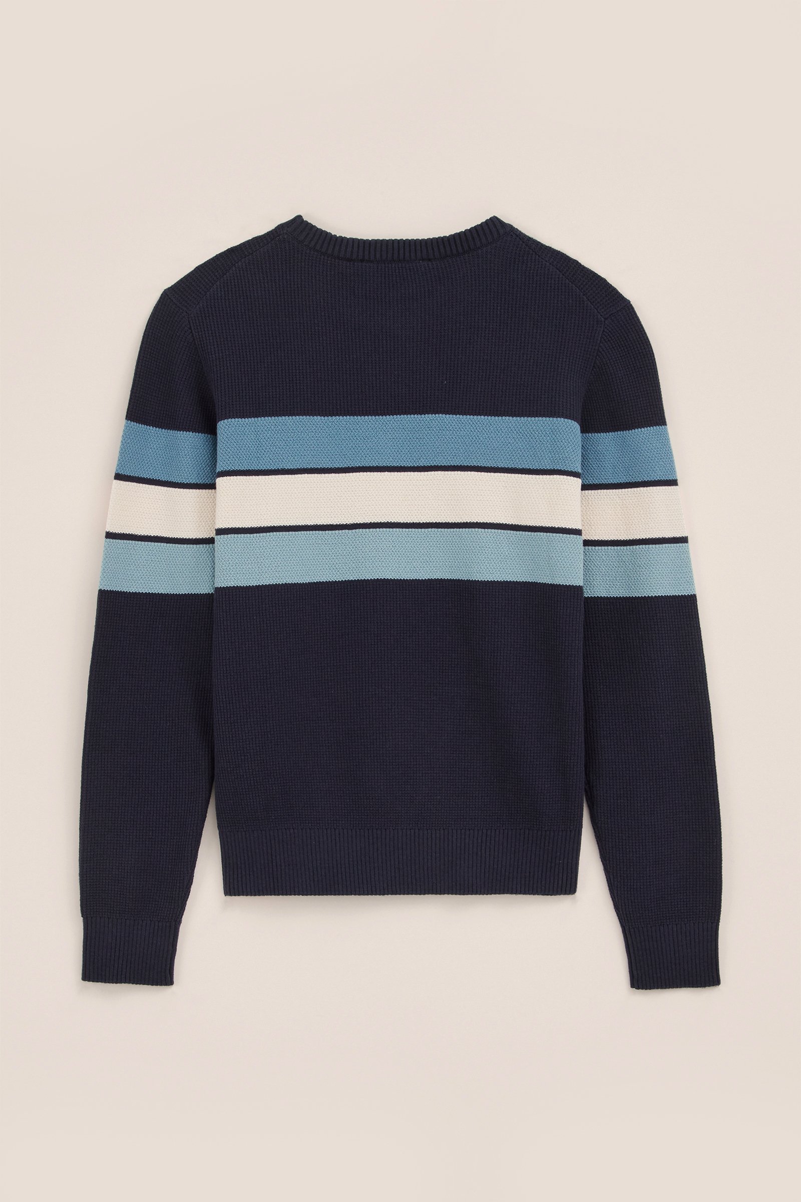 Jongens trui met structuur WE Fashion Donkerblauw