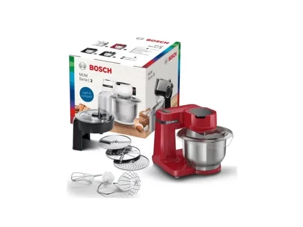 Bosch MUM Serie 2 MUMS2ER01 - Køkkenmaskine - 700 W - rød