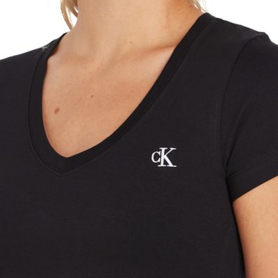Tee-shirt à manches courtes femme Embroidery Stretch CALVIN KLEIN