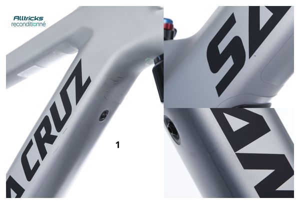 VTT Electrique Tout-Suspendu Santa Cruz Heckler SL C R Sram GX Eagle 12V 430Wh MX (29/27.5'') Gris 2024 - Produit Reconditionné