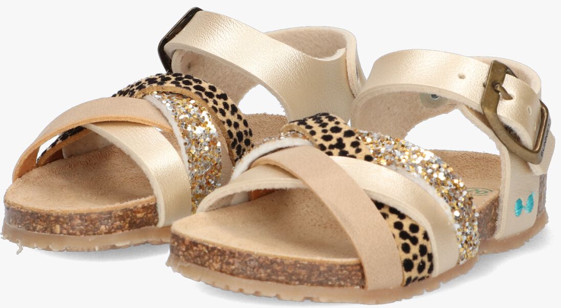 BUNNIESJR gouden bunniesjr sandalen becky beach