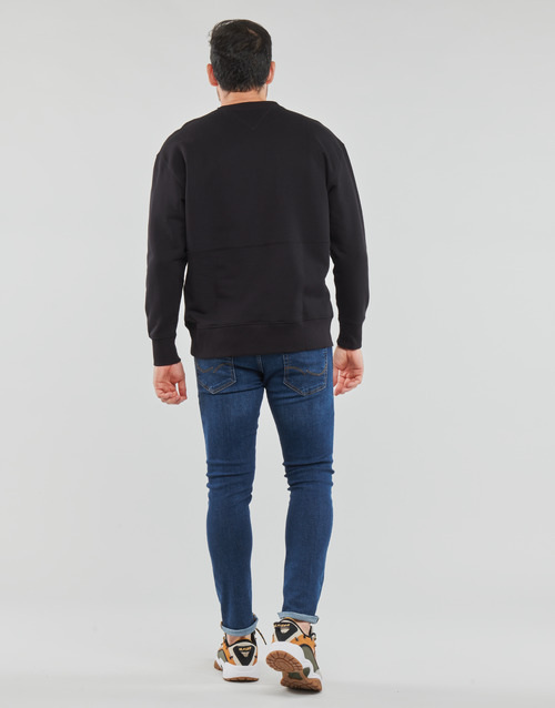 Tommy Jeans - TJM REG MODERN CORP LOGO CREW - Noir