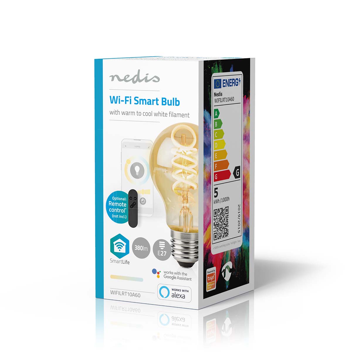 Nedis WIFILRT10A60 SmartLife LED Filamentlamp