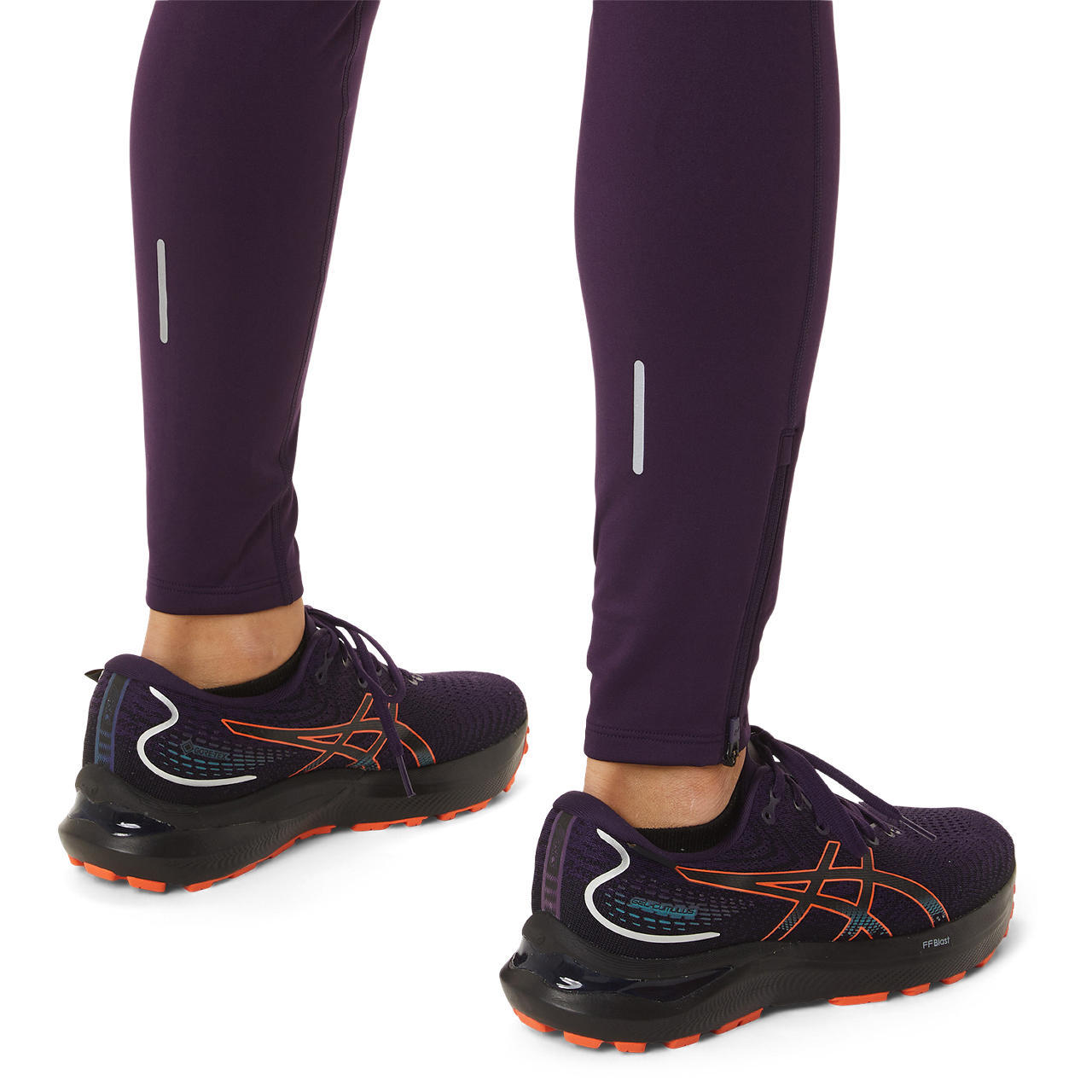 ASICS Winter Run Hardloopbroek Lang Donkerpaars Dames