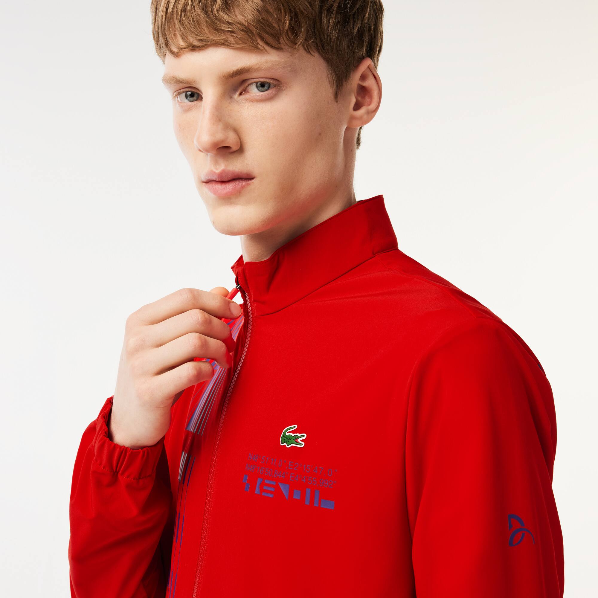 Herren LACOSTE SPORT x Novak Djokovic Trainingsjacke Jacken & Mäntel - Rot - Lacoste - Herren