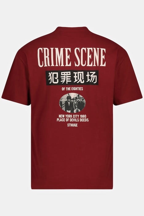 STHUGE T-Shirt, Halbarm, oversized, Prints, bis 8 XL