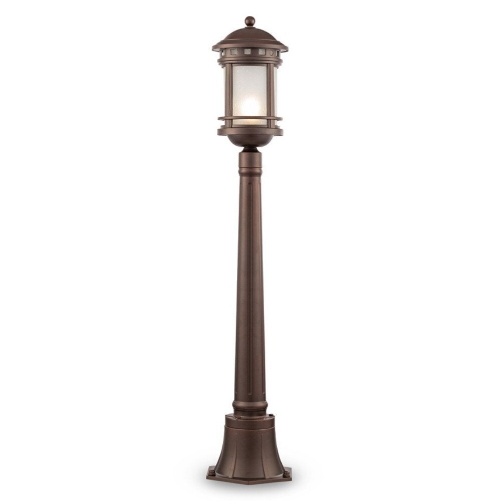 Salamanca paalverlichting in bruin E27 IP44