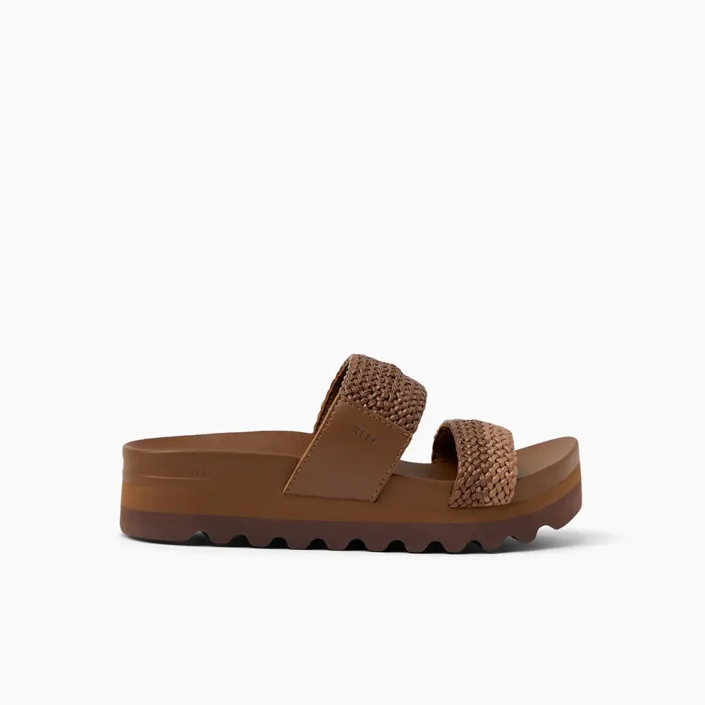 Cushion Vista Hi Chocolate Tan Tan Braid