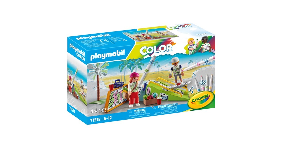 PLAYMOBILColor - Skatepark Constructiespeelgoed  (71515)