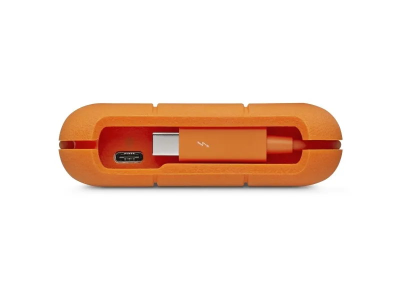 LaCie Rugged USB-C STFR5000800 - Harddisk - 5 TB - ekstern (bærbar) - USB 3.1 Gen 1 (USB-C stikforbindelse) - med 2 års Rescue Data Recovery Service Plan