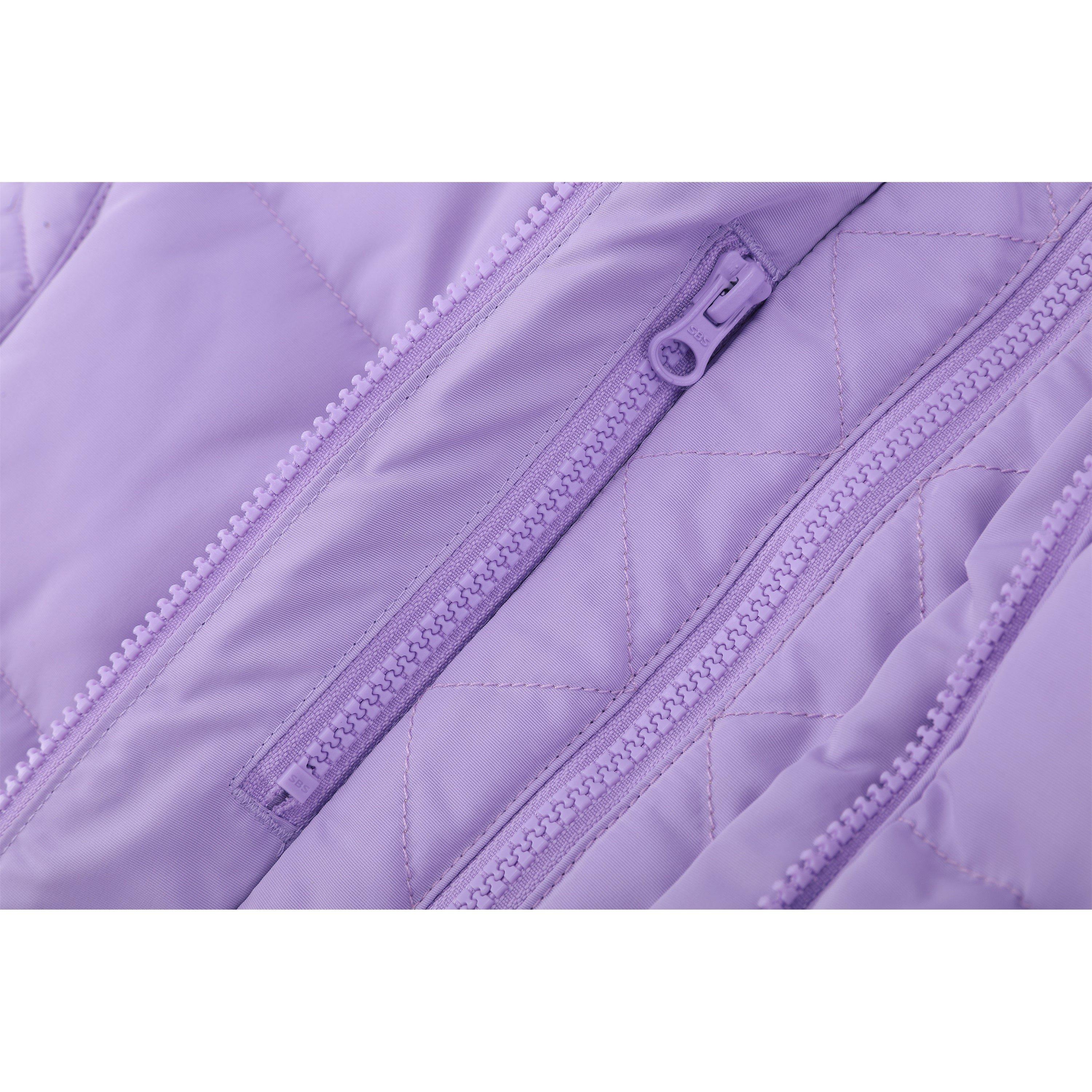 SoulCal Girls 2 Zip Bubble Jacket